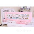 Pink Safety Bed Rails For Children With Woven Net Flat / Embedded Type